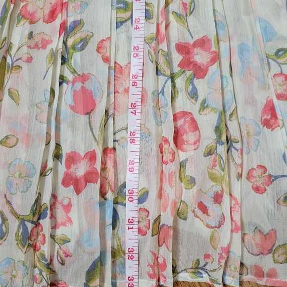 American Rag Floral Sleeveless Dress Button Front  Elastic Waist Size S. - Picture 12 of 13